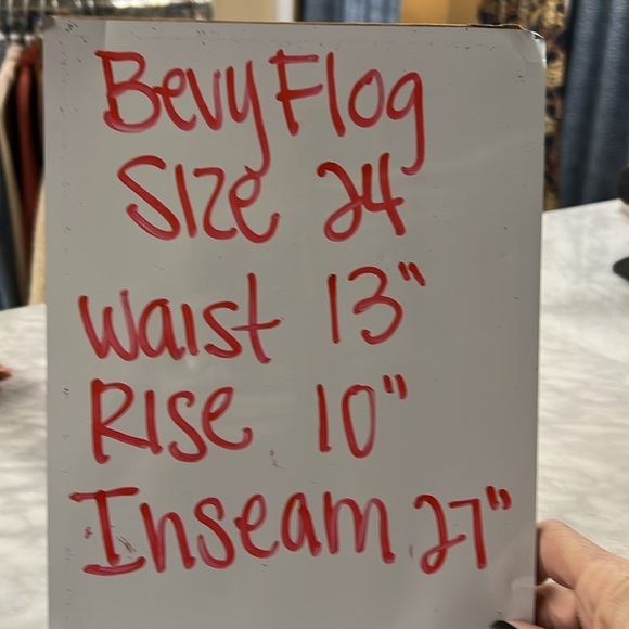 Bevy Flog Gold Tan Python Print Pull On Pant Size 24 - Picture 2 of 8